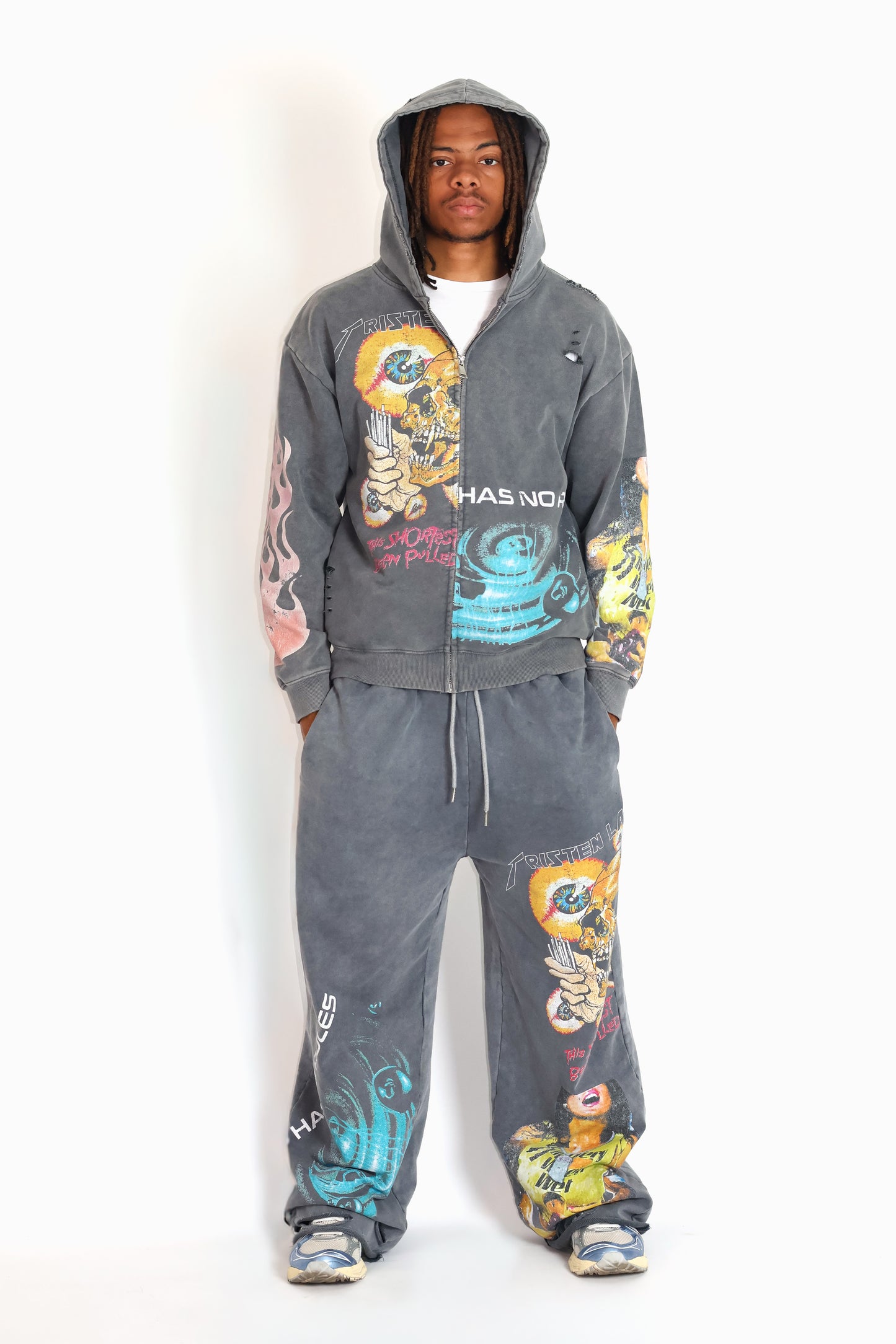 ART HAS NO RULES WASHED GREY