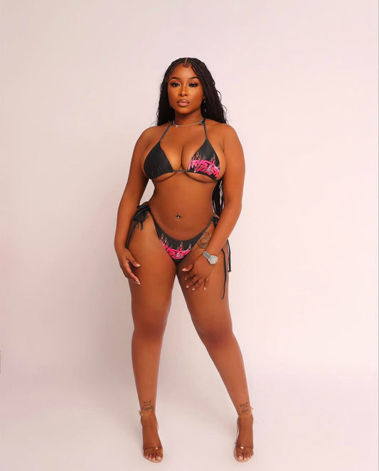 BLACK FLAME BIKINI